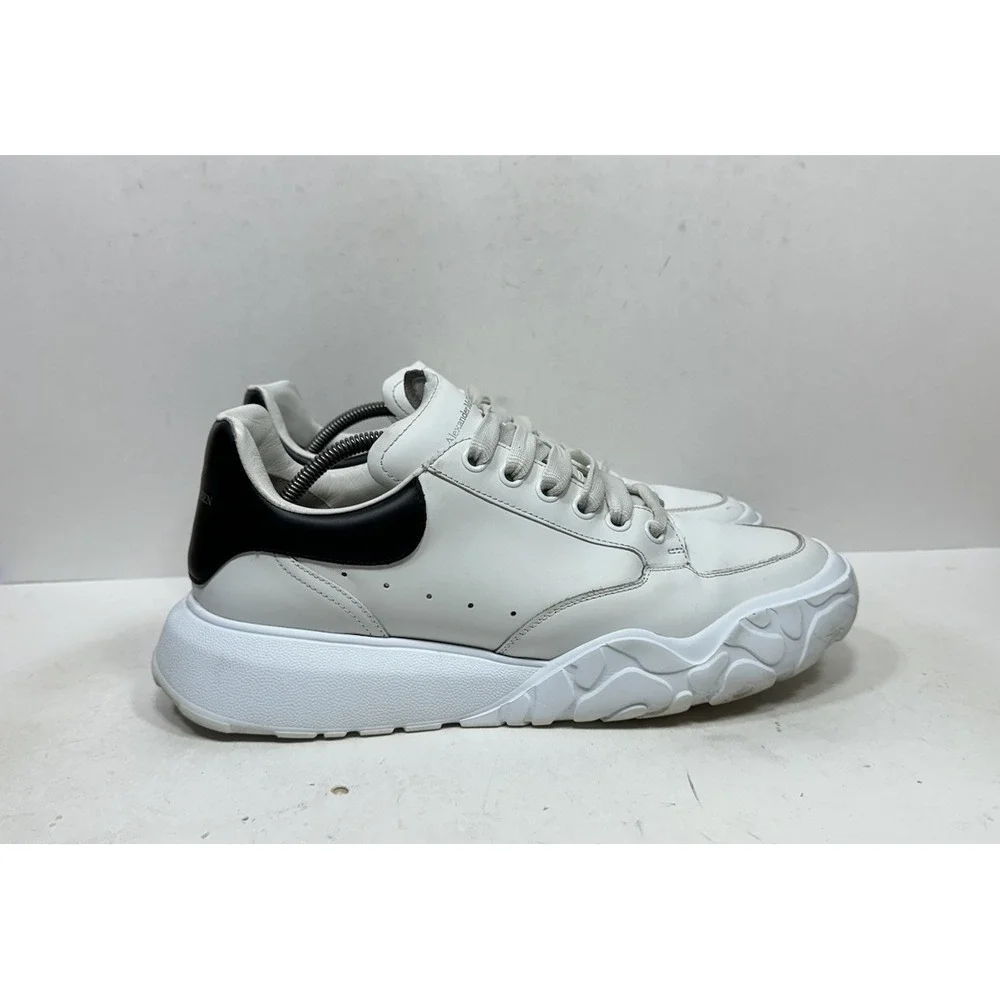 Alexander McQueen Oversized Court Trainer White Black Men's Size 11 / 44